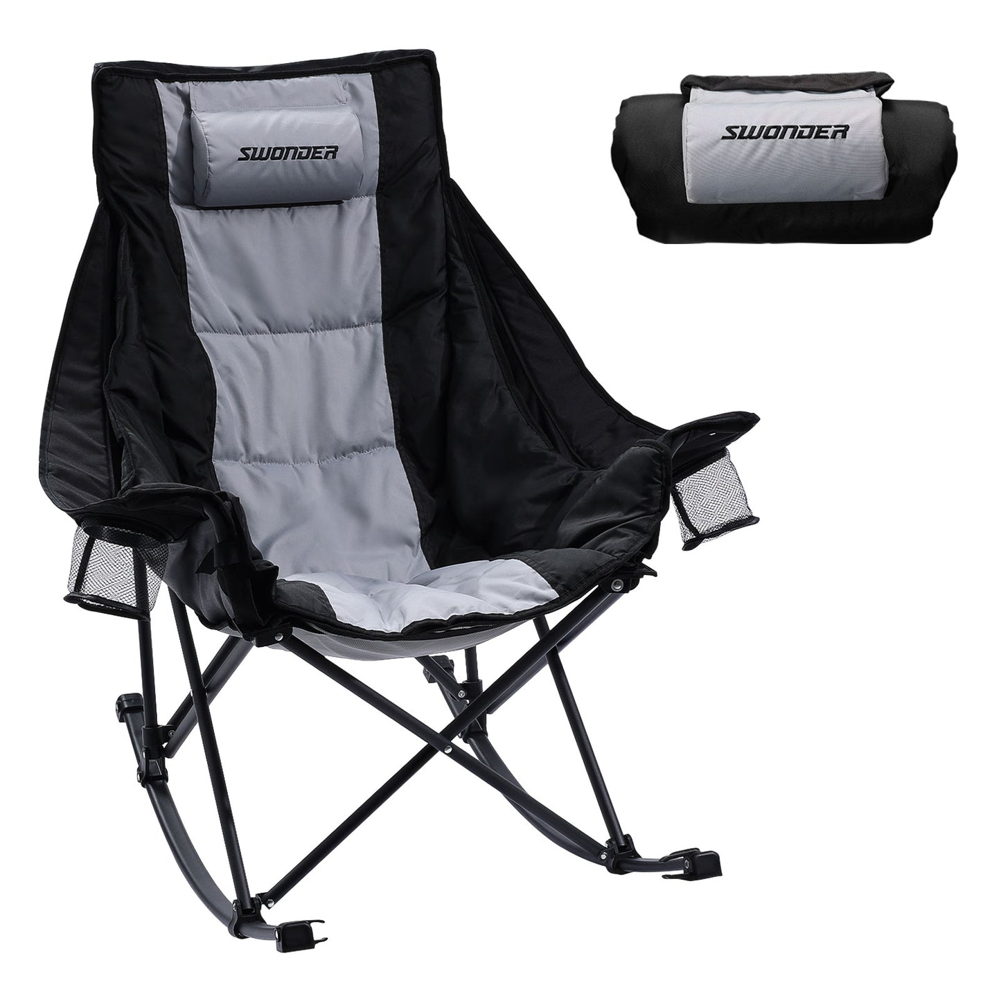 Oversized Rocking Camping Chair