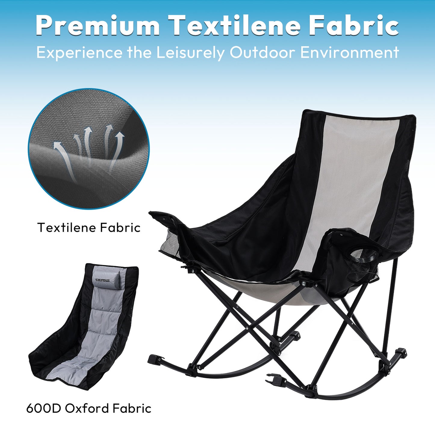 Oversized Rocking Camping Chair