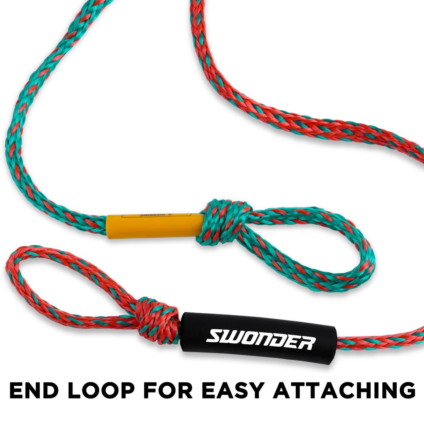60ft 2-Section Tow Ropes for 4 Rider Tubing