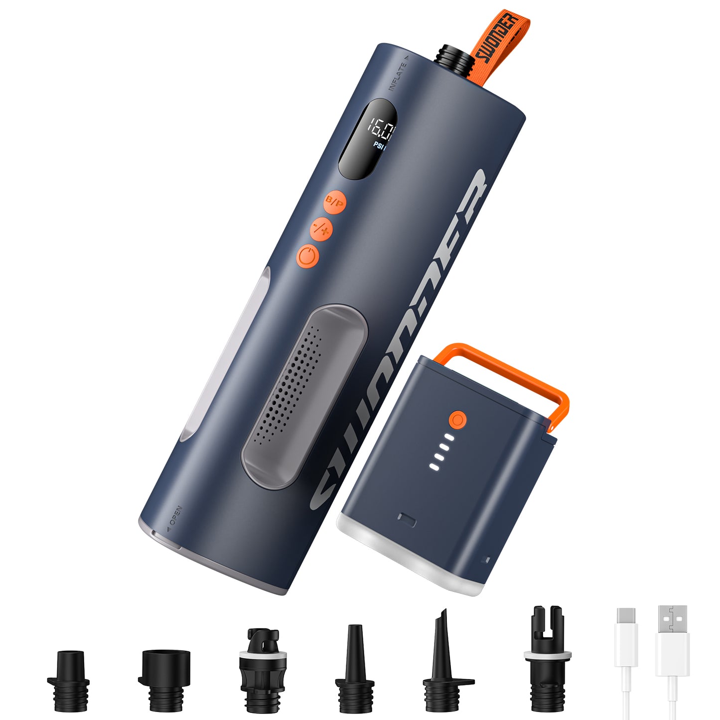 SeaFalcon 5200mAh Rechargeable Paddle Board Pump