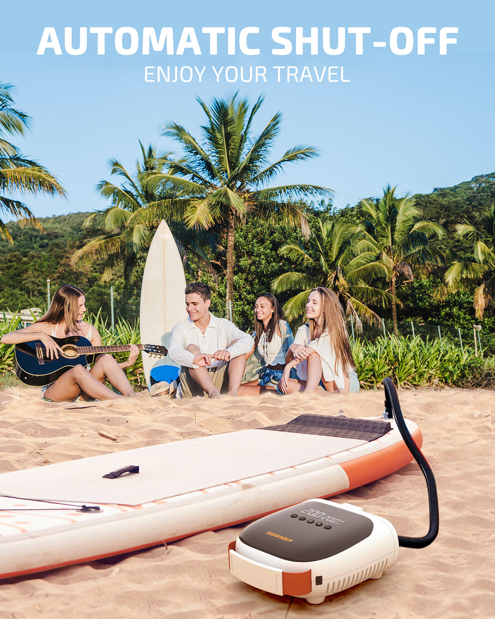 Swonder Paddle Board Pump, 30% Faster Inflation SUP Pump, Compact & 2 ...