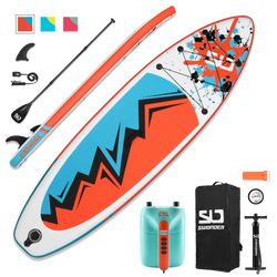 Bundle Deal - 10' Inflatable Stand-Up Paddle Board Set & E-Pump