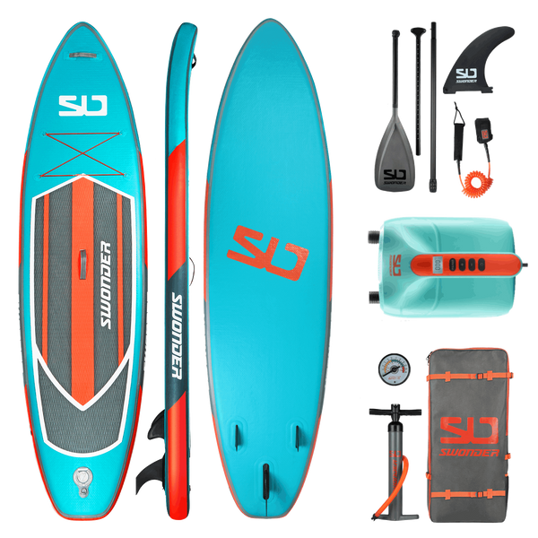 Bundle Deal - 11'6 Inflatable Stand up Paddle Board Set & E-Pump