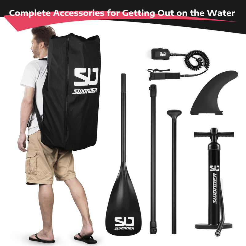 10' Inflatable Stand-Up Paddle Board Set