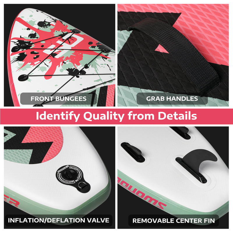 10' Inflatable Stand-Up Paddle Board Set