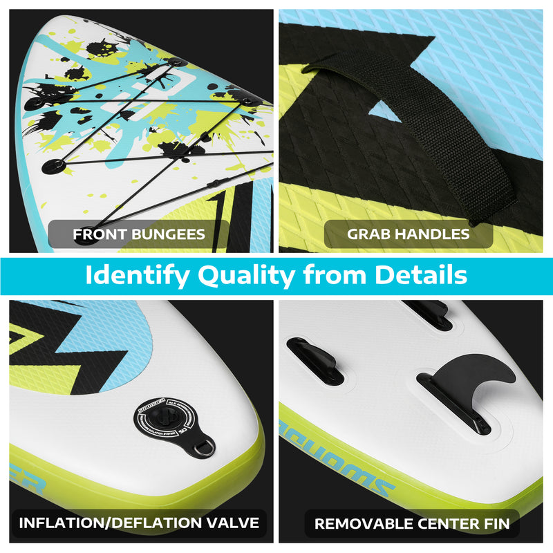 10' Inflatable Stand-Up Paddle Board Set